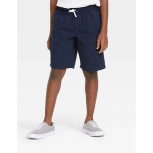 Set Of THREE Navy Blue cat and jack Boys Pull On Boys Shorts-small (6/7)